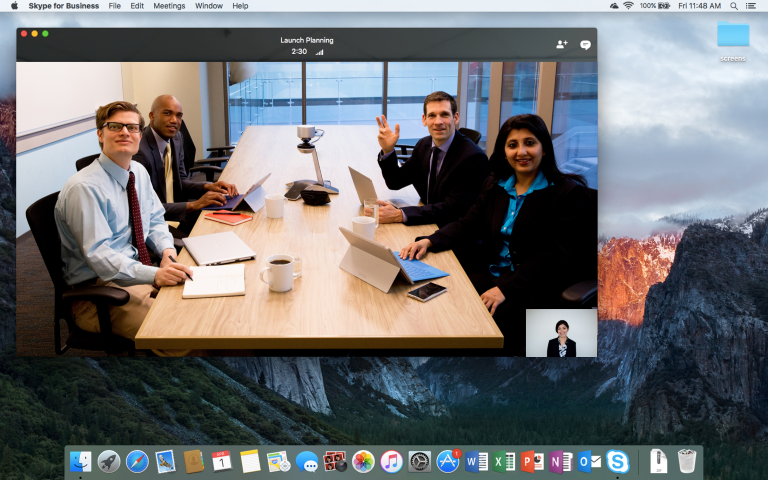 skype for buainess mac picture xintact